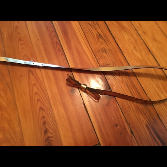 kate spade Accessories - Kate Spade gold bow belt